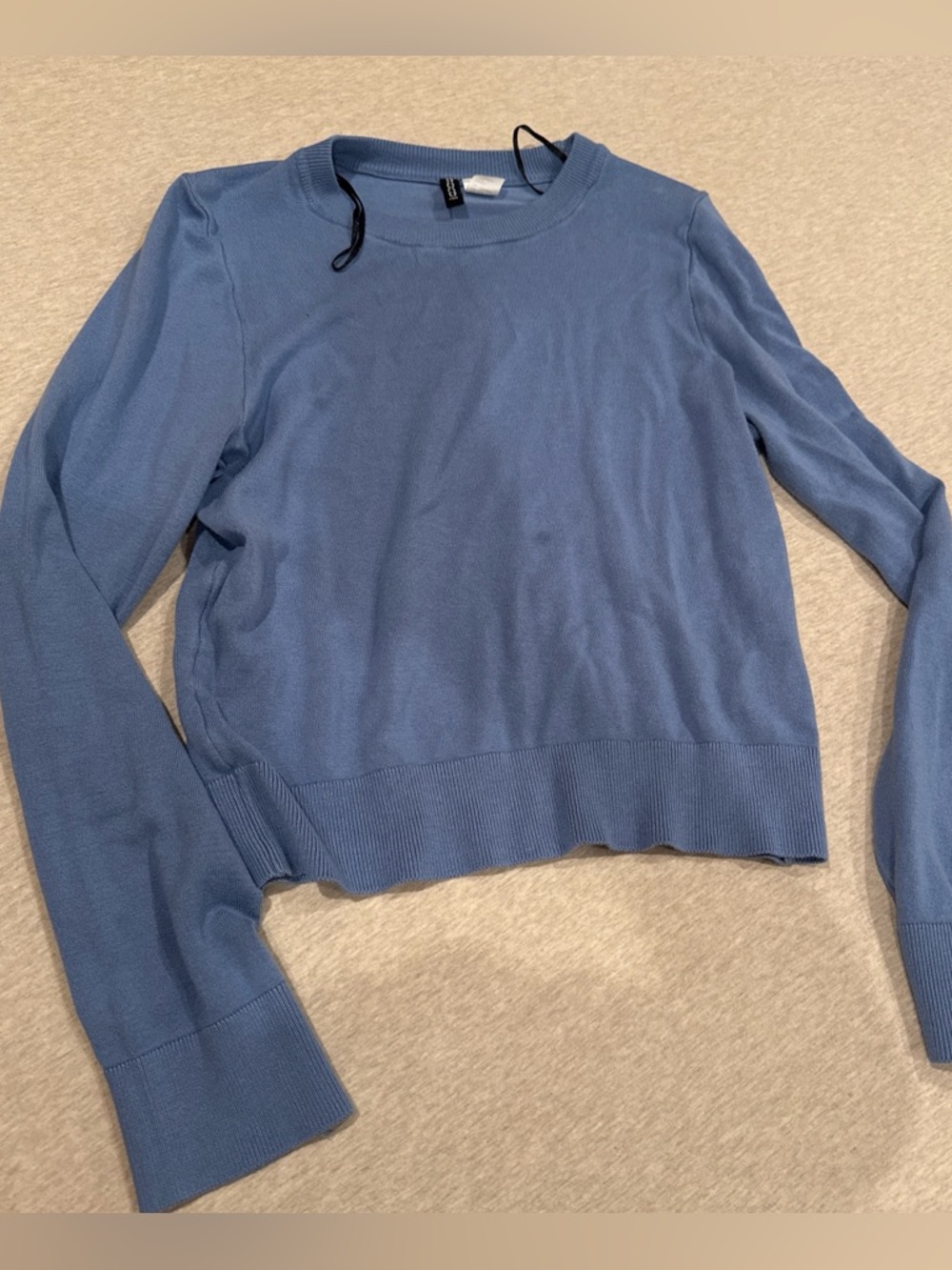 H&M size Small Light Blue Long Sleeve Crewneck Sweater